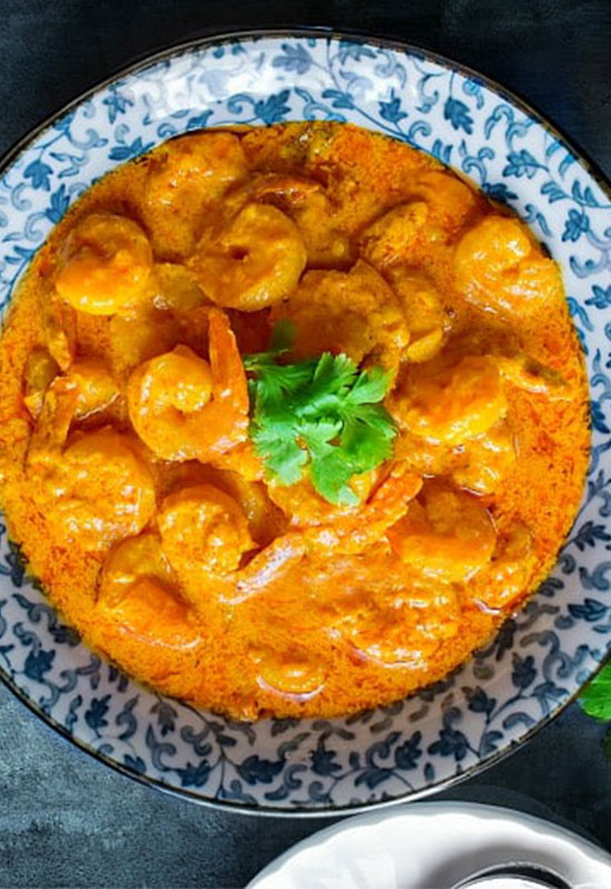 Shrimp Malai Curry Meal
